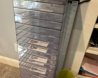 Brightroom 15-Drawer Rolling Storage Cart