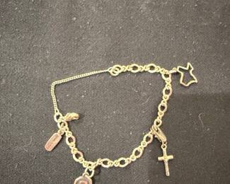 Alex and Ani "A" Charm Bracelet