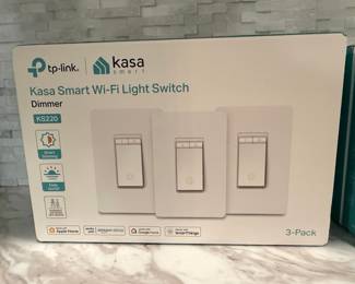 Kasa Smart Wi-Fi Light Switch Dimmer KS220 (3-Pack)