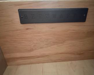 Bernhardt Dark Wood Dresser with Mirror