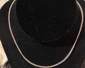 Silver Rope Chain Necklace