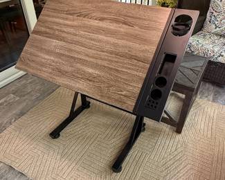 VECELO Adjustable Drafting Table with Storage