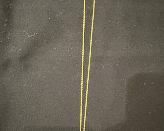 Gold Tone Pendant Necklace with Filigree Detail