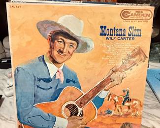 Montana Slim - Wilf Carter RCA Camden CAL 527 Vinyl Record