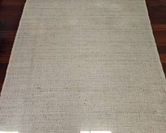 Lot #47 -  nuLOOM Miltea 6 x 9 (ft) Flatweave Jute Natural Rectangular Indoor Solid Coastal Area Rug
