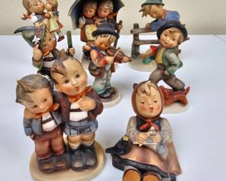 Lot #174 -  Vintage West Germany Hummel Porcelain Figurines Collectible Set