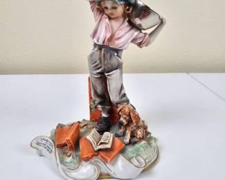 Lot #168 -  Lavoro e Studio Porcelain Figurine by Tiziano Galli Made in Italy