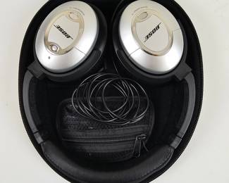 Lot #30 -  Bose QuietComfort 15 Acoustic Noise Cancelling Headphones with Carrying Case and Airline Adapter