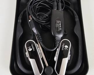 Lot #31 -  Logitech Premium Notebook Headset with USB Adapter and Boom Microphone