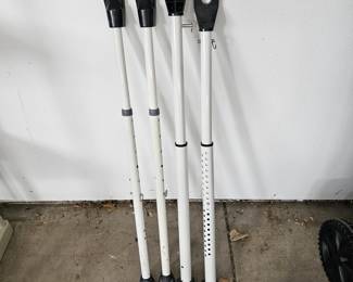 Lot #220 - Master Adjustable White Door Security Bars