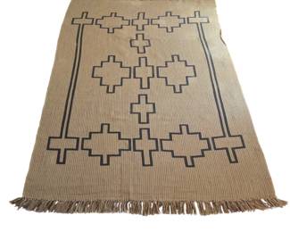 Lot #103 - nuLOOM Kamilah Geometric Hand Woven Jute Area Rug.