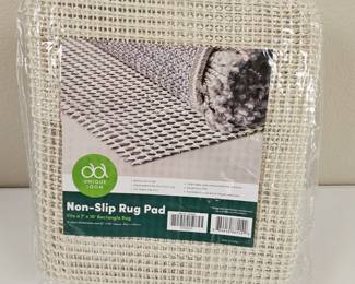 Lot #24 -  Unique Loom Non-Slip Rug Pad PVC Material Fits 7 x 10 Rectangle Rug
