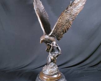 Cast Bronze Eagle by Jules Moigniez