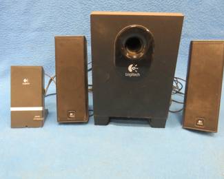 Lot 281. Logitech X-240 speaker system for PC's
