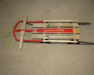 Lot 111. Metal runner sled from Canada