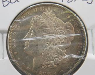 Lot 37. 1879 S High Grade Toned Morgan Silver Dollar