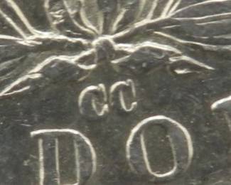 Lot 20. 1891 CC High Grade Morgan Silver Dollar
