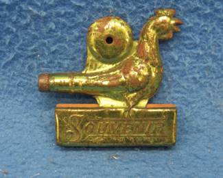 Lot 157. Weiss Rooster souvenir harmonica. Minimum bid $20. In this auction's 'Auctioneer's Notes,' we list John Whitman's Harmonica Anthology 11th Ed. April 25, 2019 as a free and easy source to get more information about specific harmonicas. The harmonica in this lot or one like it can be found at page 647.