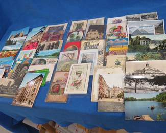 Lot 48. Mid-century postcards, some are in plastic