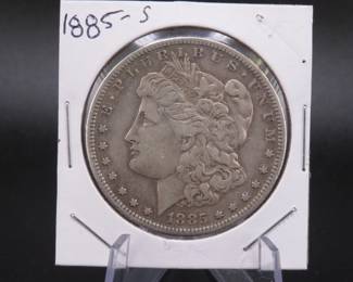 Lot 125. 1885 S Morgan Silver Dollar