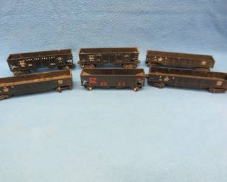 Lot 179. Five Lionel cars and one Marx