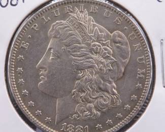 Lot 82. 1881 O High Grade Morgan Silver Dollar