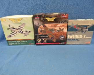 Lot 226. Three die-cast metal planes
