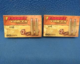 Lot 380. 40 Barnes VOR-TX 45-70 Govt. rounds. 300-grain TSX FN.