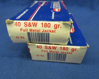 Lot 192. 100 Ultramax 40 S&W rounds