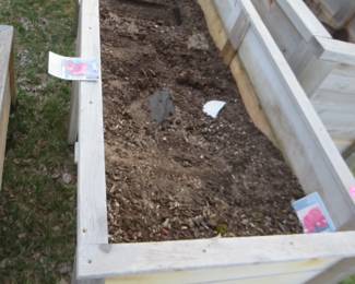 Lot 425. Raised garden bed. 72"W x 30"H x 24"D. Needs soil