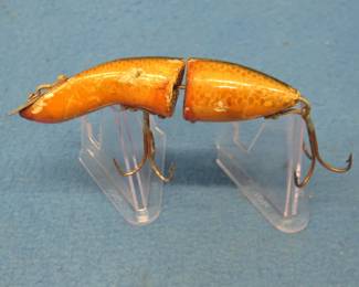 Lot 94. Vintage Heddon 4" wooden Gamefisher introduced in 1925