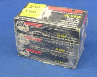 Lot 270. 150 Wolf 40 S&W rounds