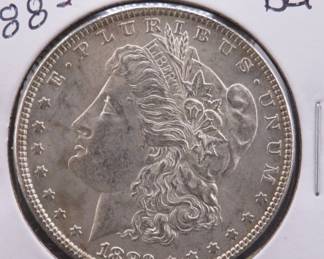 Lot 83. 1882 P High Grade Morgan Silver Dollar