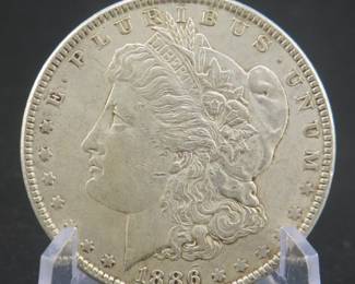 Lot 35. 1886 P Morgan Silver Dollar