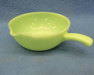 Lot 290. Fire King Jadeite batter bowl in excellent condition