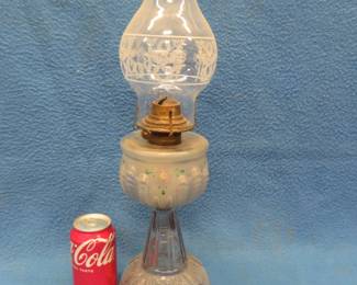 Lot 77. Kerosene lantern with a glass base