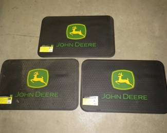 Lot 262. Three brand new John Deere utility mats. 29" x 18.25"