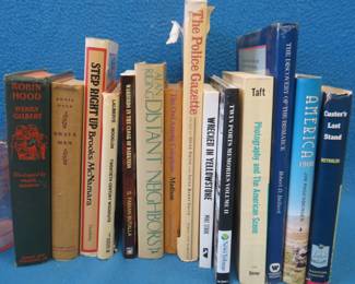 Lot 287. Books old and new. Many with historical themes.