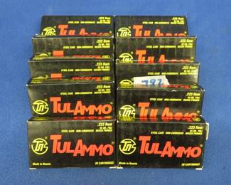 Lot 194. 200 Tula .223 Rem rounds