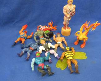 Lot 331. Vintage Masters of the Universe action figures, mostly from Mattel