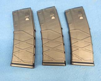 Lot 146. Three new 30-round AR15 223 magazines