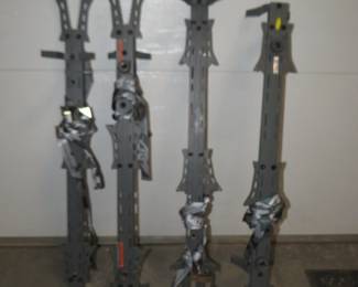 Lot 300. Four Hawk climbing sticks