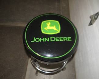 Lot 299. Barely used 29" John Deere stool. Matching stool is in lot #292.