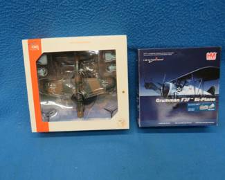 Lot 244. Two die-cast metal planes