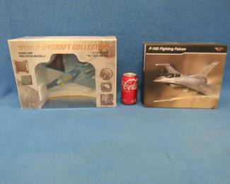 Lot 280. Two die-cast metal planes
