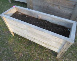 Lot 429. Raised garden bed. 46"W x 25"H x 15"D. Needs soil