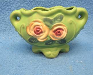 Lot 73. 5" Roseville vase planter or trinket bowl. Excellent condition.