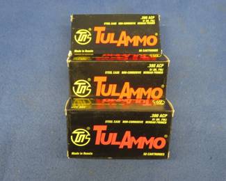 Lot 278. 150 Tula 380 ACP rounds