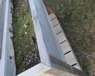 Lot 431. Raised garden bed. 46"W x 32"H x 16"D. Needs soil
