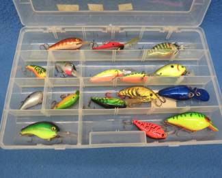 Lot 161. Lures including many rattlers